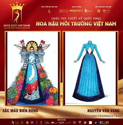 Tác phẩm dự thi thiết kế Quốc phục dành cho đại diện Việt Nam tại Miss Eco (bài 47)
