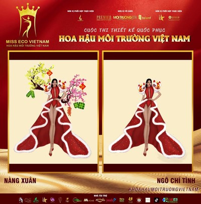 Tác phẩm dự thi thiết kế Quốc phục dành cho đại diện Việt Nam tại Miss Eco (bài 48)