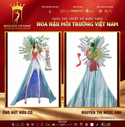 Tác phẩm dự thi thiết kế Quốc phục dành cho đại diện Việt Nam tại Miss Eco (bài 49)