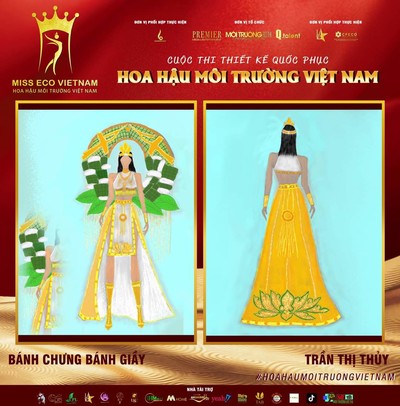 Tác phẩm dự thi thiết kế Quốc phục dành cho đại diện Việt Nam tại Miss Eco (bài 51)