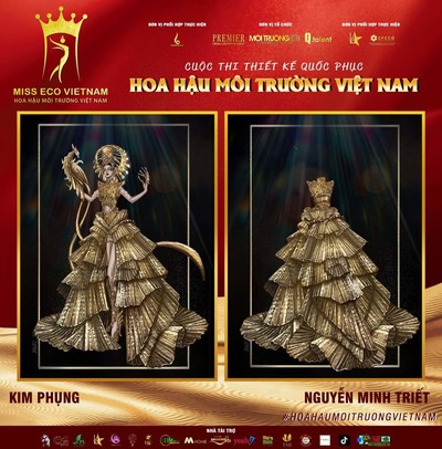 Tác phẩm dự thi thiết kế Quốc phục dành cho đại diện Việt Nam tại Miss Eco (bài 52)