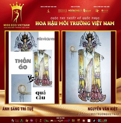 Tác phẩm dự thi thiết kế Quốc phục dành cho đại diện Việt Nam tại Miss Eco (bài 54)
