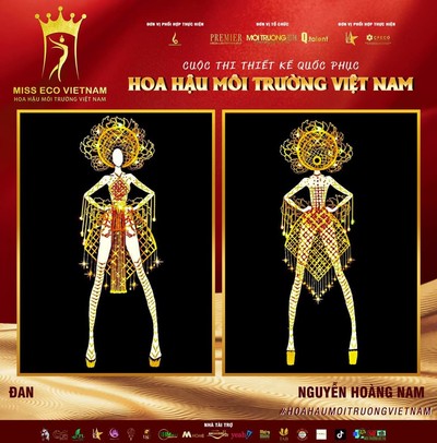 Tác phẩm dự thi thiết kế Quốc phục dành cho đại diện Việt Nam tại Miss Eco (bài 55)