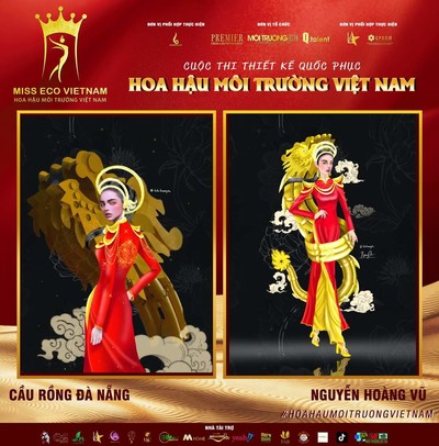 Tác phẩm dự thi thiết kế Quốc phục dành cho đại diện Việt Nam tại Miss Eco (bài 56)
