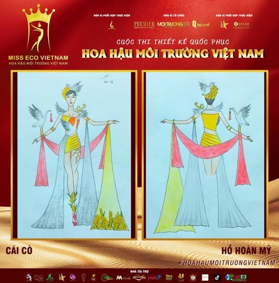 Tác phẩm dự thi thiết kế Quốc phục dành cho đại diện Việt Nam tại Miss Eco (bài 57)