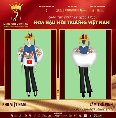 Tác phẩm dự thi thiết kế Quốc phục dành cho đại diện Việt Nam tại Miss Eco (bài 59)