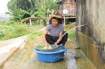 Mục tiêu đến năm 2045, 100% người dân nông thôn được sử dụng nước sạch