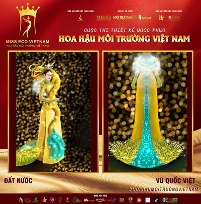 Tác phẩm dự thi thiết kế Quốc phục dành cho đại diện Việt Nam tại Miss Eco (bài 61)