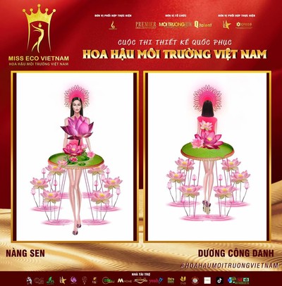 Tác phẩm dự thi thiết kế Quốc phục dành cho đại diện Việt Nam tại Miss Eco (bài 64)