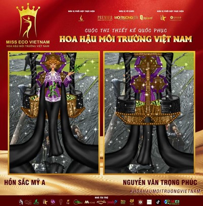 Tác phẩm dự thi thiết kế Quốc phục dành cho đại diện Việt Nam tại Miss Eco (bài 66)