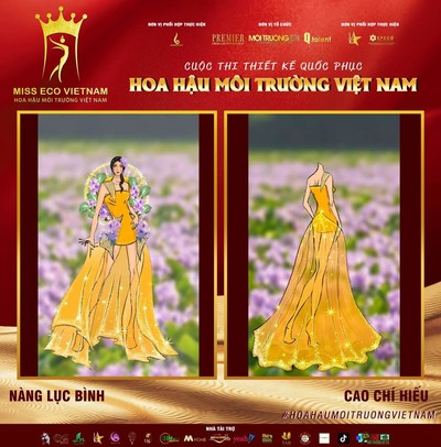 Tác phẩm dự thi thiết kế Quốc phục dành cho đại diện Việt Nam tại Miss Eco (bài 68)