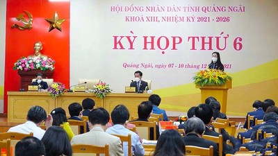 Quảng Ngãi: Khai mạc Kỳ họp thứ 6 HĐND tỉnh khóa XIII