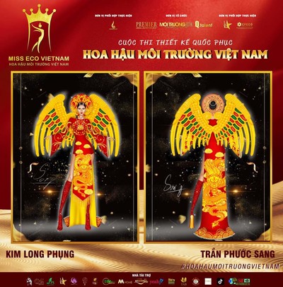 Tác phẩm dự thi thiết kế Quốc phục dành cho đại diện Việt Nam tại Miss Eco (bài 70)