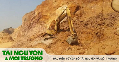 Thanh Hóa: Đình chỉ Chủ tịch xã Hợp Thắng, huyện Triệu Sơn để xảy ra khai thác đất trái phép