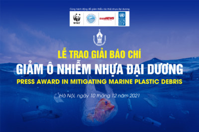 Trao giải báo chí "Giảm ô nhiễm nhựa đại dương" năm 2021