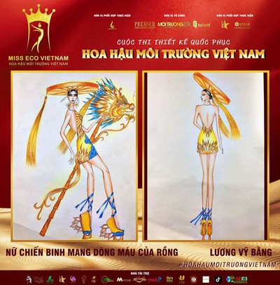 Tác phẩm dự thi thiết kế Quốc phục dành cho đại diện Việt Nam tại Miss Eco (bài 75)