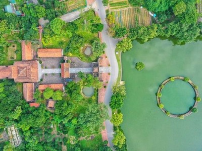 Toàn cảnh tòa thành có niên đại cổ nhất Việt Nam nhìn từ trên cao