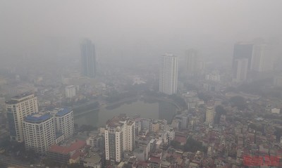 Ô nhiễm bụi mịn và chất lượng không khí trên địa bàn Hà Nội ở mức “rất xấu”