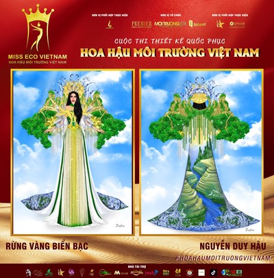 Tác phẩm dự thi thiết kế Quốc phục dành cho đại diện Việt Nam tại Miss Eco (bài 79)