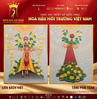 Tác phẩm dự thi thiết kế Quốc phục dành cho đại diện Việt Nam tại Miss Eco (bài 80)
