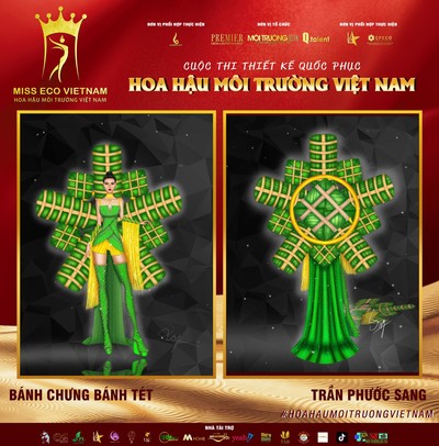 Tác phẩm dự thi thiết kế Quốc phục dành cho đại diện Việt Nam tại Miss Eco (bài 82)