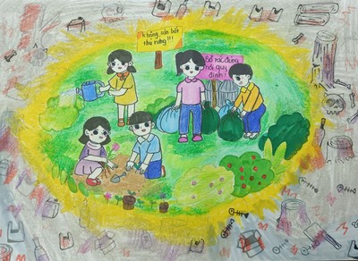 Vì môi trường tương lai 2021: Trường Tiểu học Quế Xuân 2 (Quảng Nam)