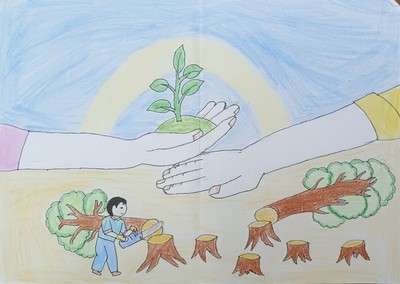 Vì môi trường tương lai 2021: Trường tiểu học Nguyễn Huệ (Quảng Ninh)