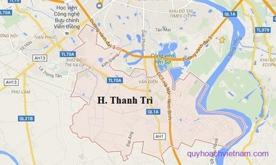 Phê duyệt chỉ giới tuyến đường tại huyện Thanh Trì (Hà Nội)