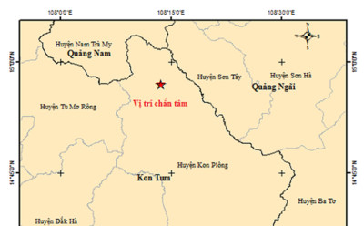 Kon Tum: Một buổi sáng xảy ra 5 trận động đất