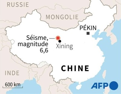 Trung Quốc: Động đất mạnh 6,6 độ