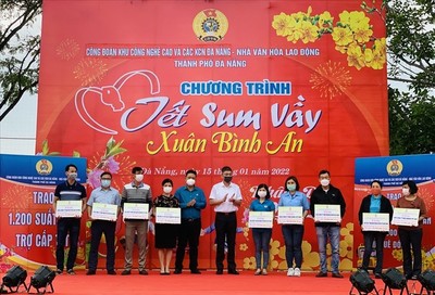 Đà Nẵng: Công đoàn Khu công nghiệp bắt đầu chuỗi chăm lo Tết cho đoàn viên