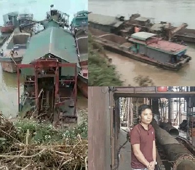 Tuyên Quang: Cát tặc “lộng hành” rút ruột sông Lô