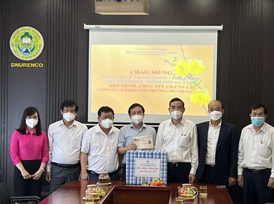 Đà Nẵng: Lãnh đạo thành phố thăm, chúc tết Công ty Cổ phần Môi trường Đô thị Đà Nẵng