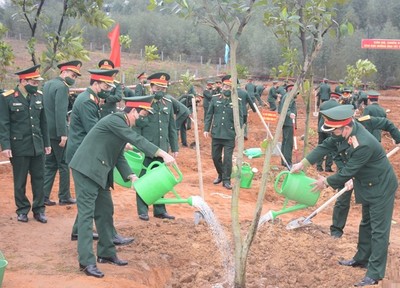 Cục Xăng dầu (Tổng cục Hậu cần) phát động Tết trồng cây Xuân Nhâm Dần 2022