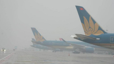 Nhiều chuyến bay không thể hạ cánh do sương mù dày đặc