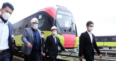 Phái đoàn EU thăm đường sắt Nhổn - Ga Hà Nội