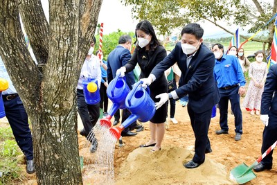Quảng Ngãi tổ chức Lễ ra quân trồng cây tại các điểm di tích lịch sử văn hóa