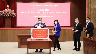 Thành ủy Hà Nội phát động quyên góp ủng hộ Quỹ "Vì biển, đảo Việt Nam"
