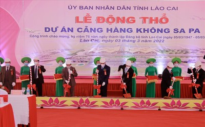 Lào Cai tổ chức Lễ động thổ Dự án Cảng Hàng không Sa Pa
