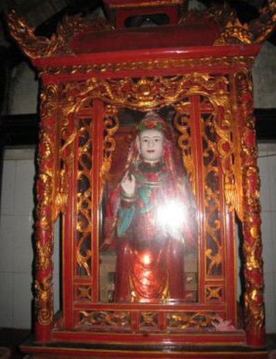 Tượng bà Chúa Lãng 300 năm tuổi ở Nghệ An bị kẻ gian đánh cắp