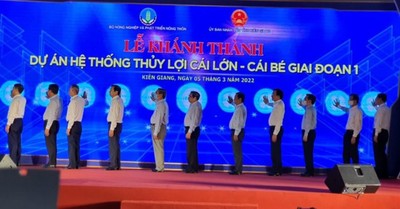 Khánh thành “siêu công trình thủy lợi” lớn nhất Việt Nam