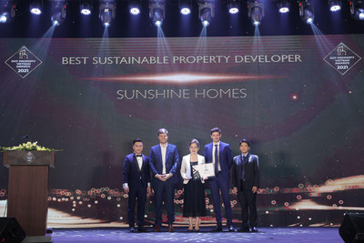 Sunshine Homes thắng đậm trọng tại Dot Property Vietnam Awards 2021