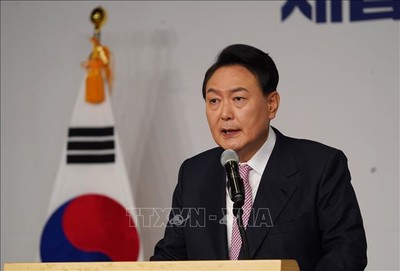 Tổng Bí thư Nguyễn Phú Trọng gửi điện mừng tân Tổng thống Hàn Quốc