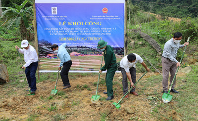 Quảng Bình: Khởi công xây dựng công trình cung cấp nước và xử lý vệ sinh môi trường