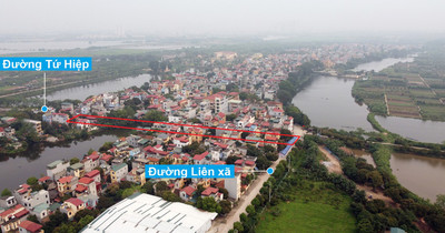 Những khu đất sắp thu hồi để mở đường ở xã Yên Mỹ, Thanh Trì, Hà Nội (phần 1)