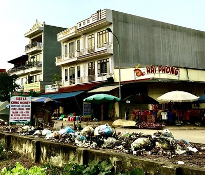 Tân Yên - Bắc Giang: Nạn đổ trộm rác thải sinh hoạt gây ô nhiễm ở khu đô thị An Huy