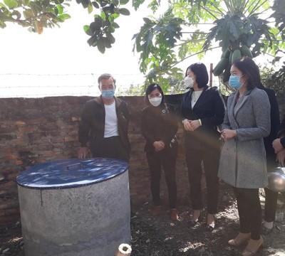 Hội Phụ nữ thành phố Hải Dương ra mắt mô hình phân loại rác