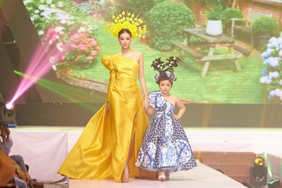 Hoa hậu Khánh Vân trở lại sàn diễn thời trang với "Thiên đường giấc mơ 2"