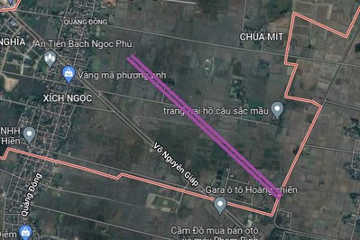 Đường sẽ mở theo quy hoạch ở phường Quảng Đông, TP Thanh Hóa, tỉnh Thanh Hóa