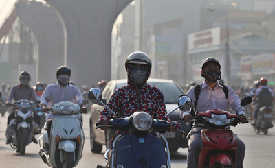 Sáng nay không khí ở Hà Nội ô nhiễm nghiêm trọng